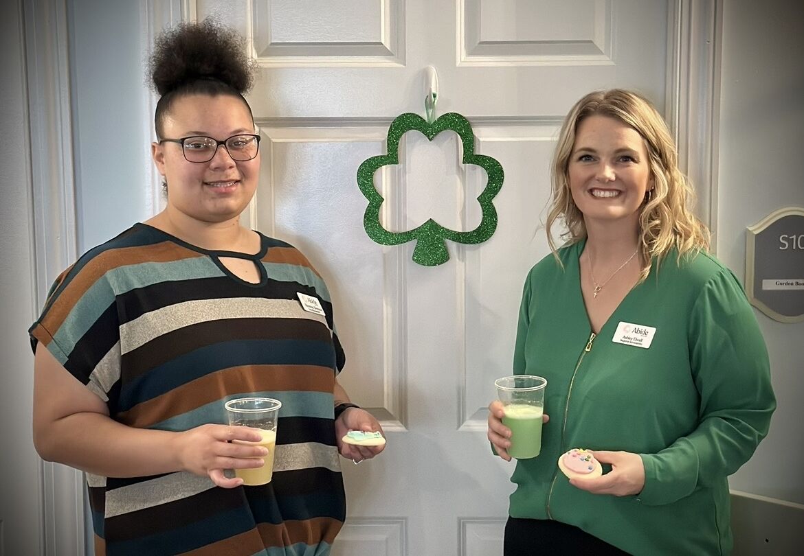 Shonna Denson, Operations Assistant, and Ashley Elwell, Regional Administrator