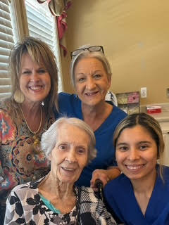 Evangela Hampton, the regional Administrator had a wonderful time at Maple Court Assisted Living