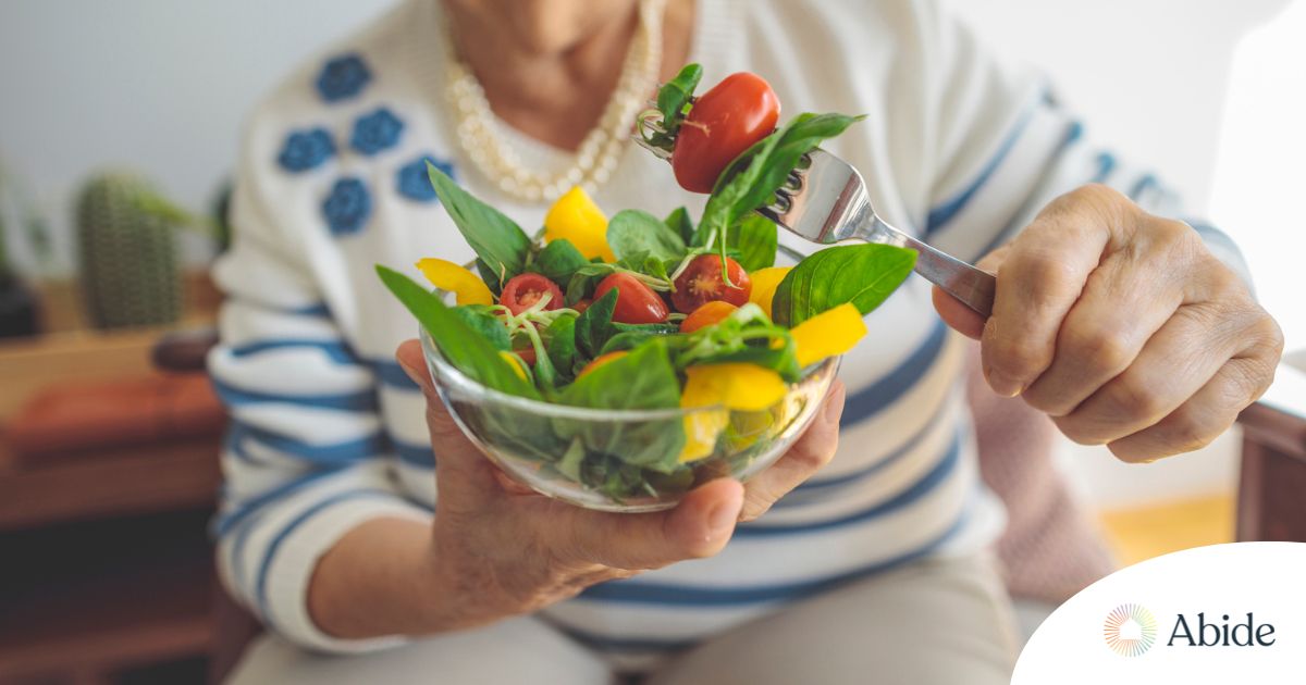 Geriatric Care supports nutrition and hydration