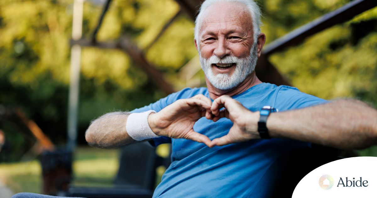Helping Dad Stay Healthy through Senior Health at Home A senior stays active during men’s health month benefitting from senior health at home.