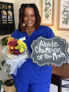 Caregiver in Tifton GA recognized as Champion of the Month September 2026